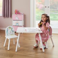 Unicorn Table & Two Chairs