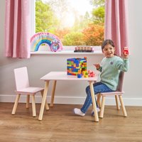 Pink Table & Two Chairs Set