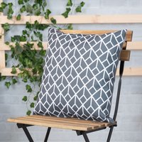 icon Indoor & Outdoor Waterproof Cushion Set of 2 Slate Grey Waterproof Cushion in Charcoal | Size: 43 cm x 43 cm