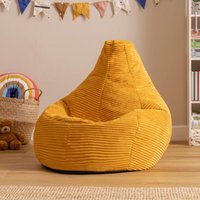 icon Kids Bean Bag, Dalton, Corduroy in Yellow