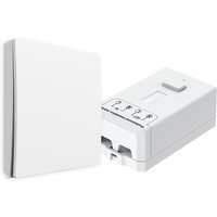J 1 Gang Wireless Kinetic Switch Kit No Wiring Required 500W RF Receiver Home Lighting Control 1040mm x 1190mm