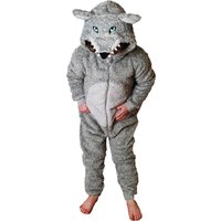Super Soft Fleece Wolf Onesie All One Tail