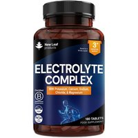 New leaf health New Leaf Electrolytes Complex 180 High Strength Electrolyte Tablets + Essential Minerals in Blue