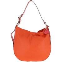 Ashwood Leather Women's 'Shanta' Long Handle Large Real Leather Tote Bag in Burnt Orange