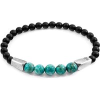 & Hukou Silver & Stone Bracelet cm