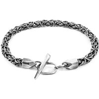 ANCHOR & CREW Men's Gennaker Skipper Silver Chain Bracelet | Size: 19 cm