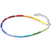 ANCHOR & CREW Women's Zoey Silver & Miyoko Glass Bracelet