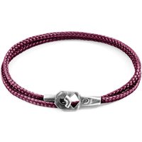 & Tenby Silver & Rope Bracelet cm