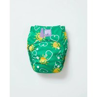 Bambino Mio Reusable Cloth Nappy Single - Fit From Newborn, Save Hundreds in Green