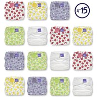 Bambino Mio The Miosolo All-in-One 15 Nappy Bundle in Green
