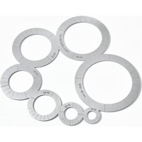Stainless Steel Leather Corner & Circle Cutting Template Guide Leathercraft Projects Crafted UK