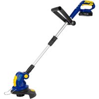 Skotek 20V Cordless Strimmer, Lightweight Grass Cutter, Includes 1 Spool, 1 Battery & 1 Charger in Blue
