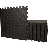 8 Piece EVA Foam Floor Protective Floor Tiles Mats 60x60cm Each Gyms Garages Camping Play Matting Hot Tub Flooring