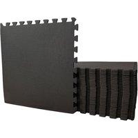8 Piece EVA Foam Floor Protective Tiles Mats 60x60cm Each Set Gyms Garages Camping Play Matting Hot Tub Flooring Mats