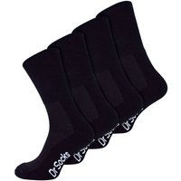 Dr.Socks Men's 4 Pack Extra Wide Non Elastic Bamboo Diabetic Socks in Black | Size: 12-14
