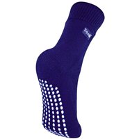 THMO Women's 1 Pack Indoor Thermal Slipper Socks with Grips in Navy | Size: 9-12
