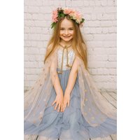 Lilly + Bo Girl's Pandora Cape ~ A perfect Christmas gift for girls in Pink | Size: 0-4 Years