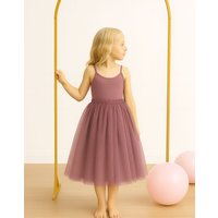 Lilly + Bo Girl's Enchanted Ruffle Tutu in Magical Mauve in Pink | Size: 9-12 m