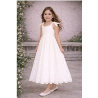 Lilly + Bo Girl's Kiera in Ivory White Party or Flower Girl Dress | Size: 2 Years