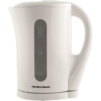 Hamilton Beach Essential 1.7L Plastic Kettle White
