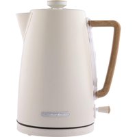 Hamilton Beach Scandi 1.7L Kettle Matte Cream with Wood Effect