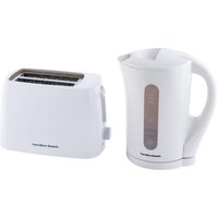 Hamilton Beach Essential Kettle & Toaster Set White