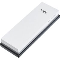 Cooks Professional Whetstone Knife Sharpener Dual Grit in Grey