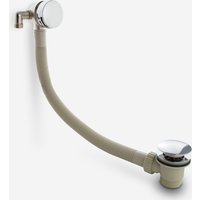 Nes Home Chrome Bath Filler & Sprung Waste & Overflow in Gold