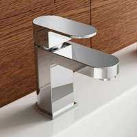 Eclipse Modern Chrome Cloakroom Basin Sink Single Lever Mixer Tap