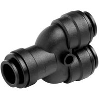 12mm Push Fit 2 Way Y Divider Manifold