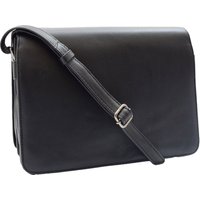 Real Cross Body Bag Messenger Organiser Bag HOL323 Navy