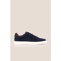 Oswin Hyde Men's Harper Suede Leather Sneaker Trainer in Navy | Size: 12