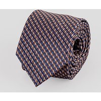 Oswin Hyde Men's Luke Bronze/Navy Tie in Navy