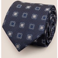 Oswin Hyde Men's Theo Navy Tie