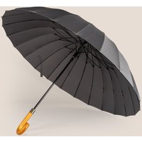 Oswin Hyde Men's Joseph Handcrafted Umbrella in Grey