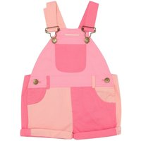Dotty Dungarees Girl's Tonal Colourblock Shorts - Pink 4-5y | Size: 4-5 Years