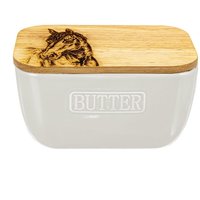 Selbrae House White Butter Dish - Horse Portrait | Size: 140 cm x 90 cm