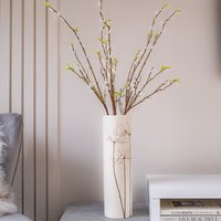 Scottish Everlastings Ltd 93cm Pussy Willow Stem Pack 5 in White
