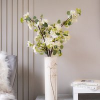 Scottish Everlastings Ltd 94cm Eucalyptus Blossom Spray Pack 3 in White