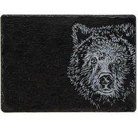 Selbrae House Slate Cheese Board - Bear in Dark Grey | Size: 1 Pack