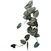 Leaf 120cm Artificial Hanging Trailing Plant Alocasia Dragon Scale Dark in Green