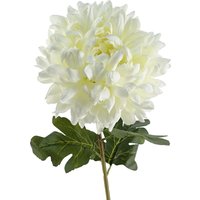 Leaf 75cm Extra Large Reflex Chrysanthemum - White