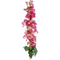 Leaf 75cm Delphinium Dark Pink Artificial Stem