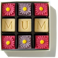 CHOC ON CHOC White Chocolate Mum & Flowers