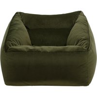 icon Natalia Velvet Adults Bean Bag Armchair, Large Beanbag Dusk Pink in Olive