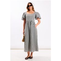 Gingham Midi Dress