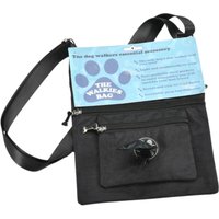 Fores collection Dog Walking Treat Crossbody Poop Dispenser Bag in Black