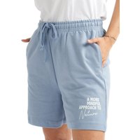 Alse Studio Women's Women`s 100% Cotton Premium Quality Soft Touch Shorts with Pocket in Blue | Size: Small