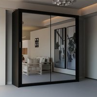 Modern Double Door Wardrobe 180cm X 217cm cm X 217 cm