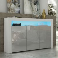 Sideboard LED Lighting & Gloss Doors 155cm